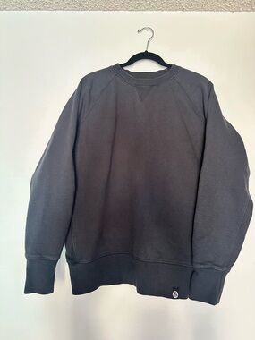 American Giant Men's Black Crewneck Sweatshirt